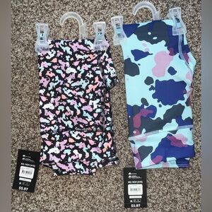 NWT Athletic Works Size 4/5 Girls Active Leggings - Paint Splatter & Modern Camo